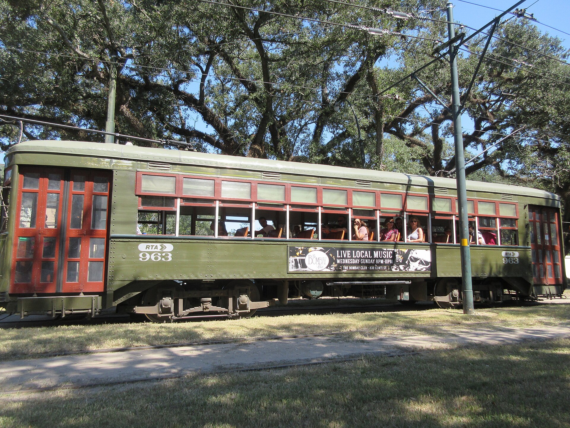 St Charles Streetcar line, New Orleans, 6 Oct 2022