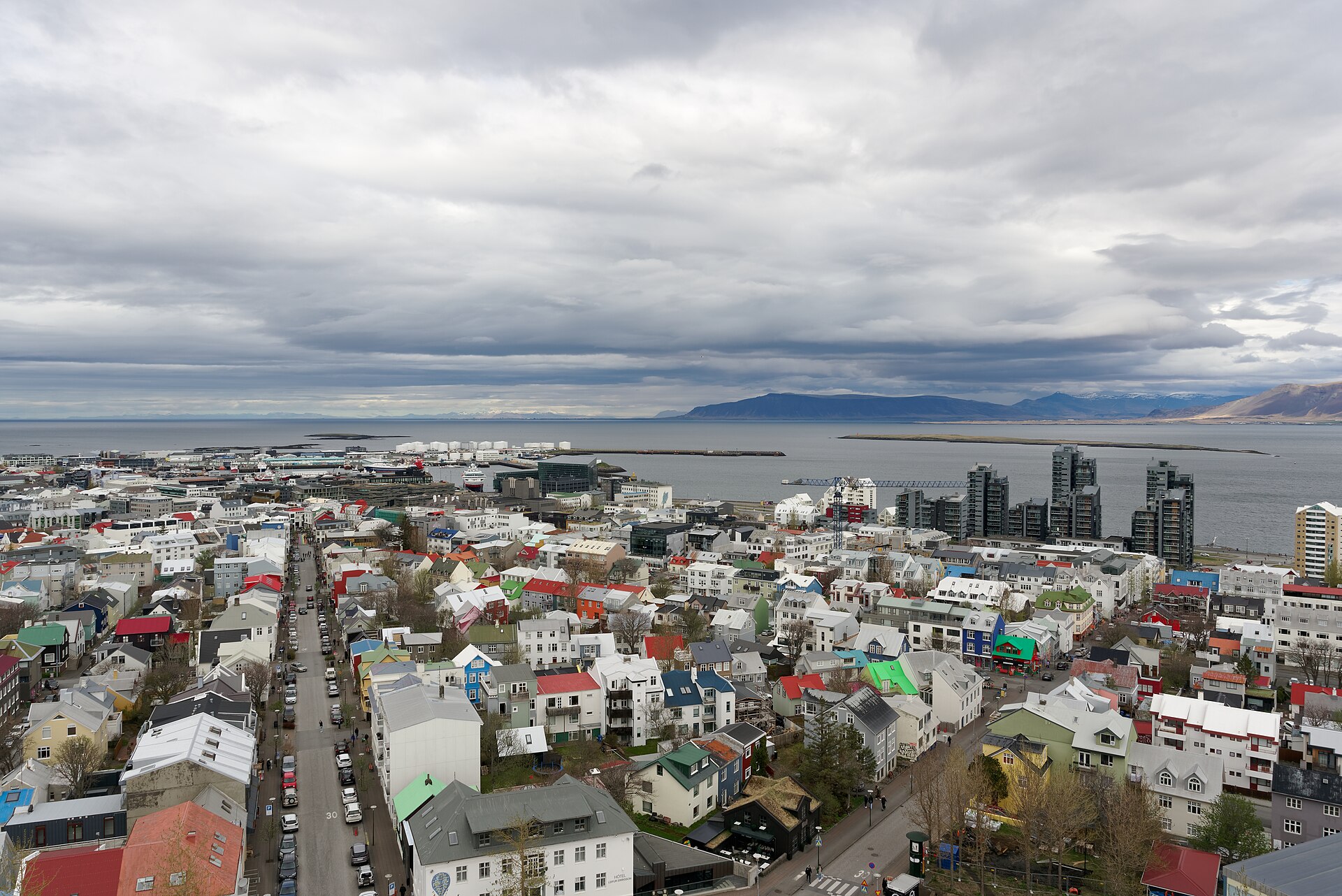 View of Reykjavík from Hallgrímskirkja