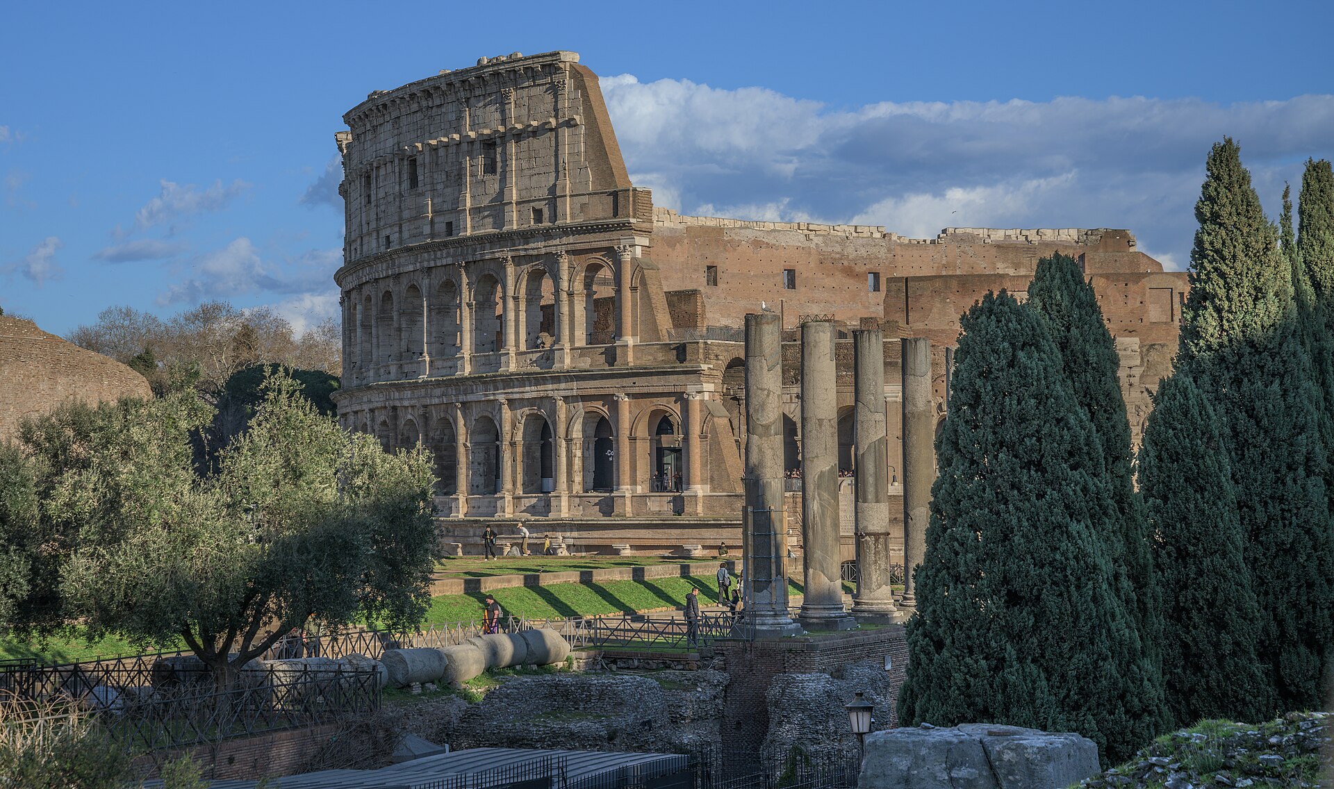 Colosseum of Rome and Roman Forum, Italy
